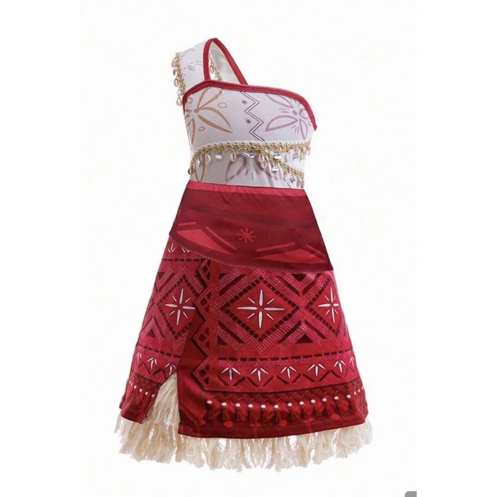 Inspired‎ By Moana Girls Costume XL Princess Halloween Dress-Up Cosplay Party